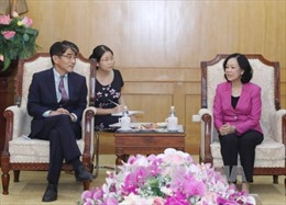 Trưởng ban Dân vận Trung ương tiếp Giám đốc Tổ chức Lao động quốc tế tại Việt Nam 
